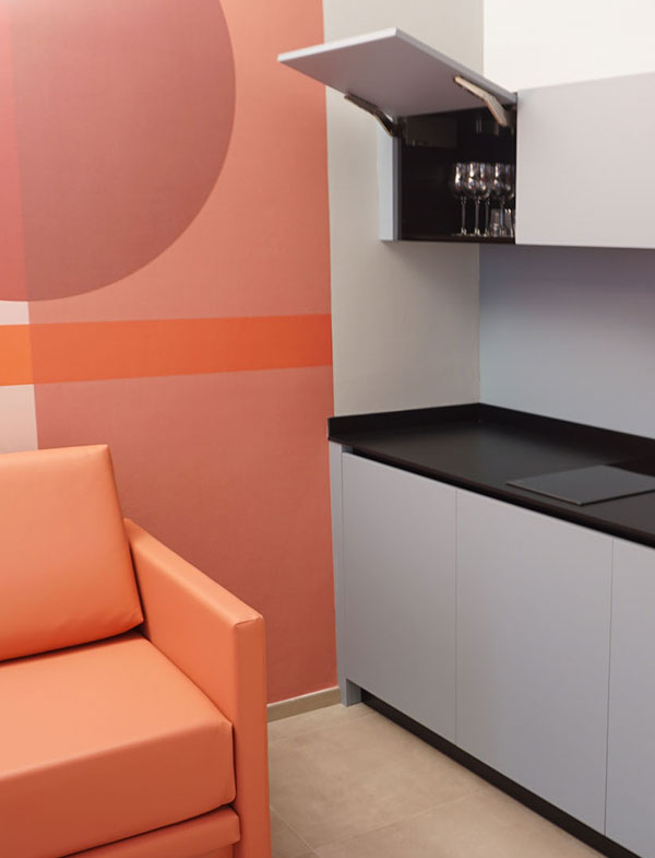 Interni di design di Arqué Apartments ad Arco